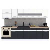 Bucatarie MARINA NEW 300 B Alb / Gri